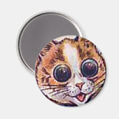 Louis Wain cat Magnet (Voorkant / Achterkant)