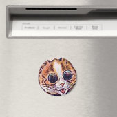 Louis Wain cat Magnet (Insitu (Vaatwasser))