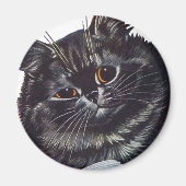 Louis Wain cat Magnet (Voorkant)