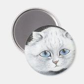 Louis Wain cat Magnet (Voorkant / Achterkant)