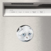 Louis Wain cat Magnet (Insitu (Vaatwasser))