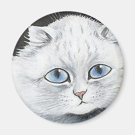 Louis Wain cat Magnet (Voorkant)