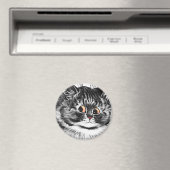 Louis Wain cat Magnet (Insitu (Vaatwasser))
