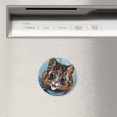 Louis Wain cat Magnet (Insitu (Vaatwasser))