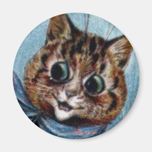 Louis Wain cat Magnet (Voorkant)