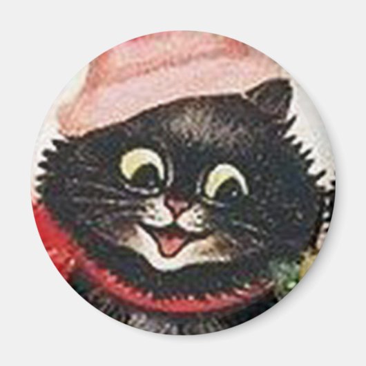 Louis Wain cat Magnet (Voorkant)