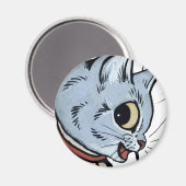Louis Wain cat Magnet (Voorkant / Achterkant)