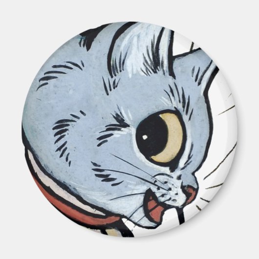 Louis Wain cat Magnet (Voorkant)