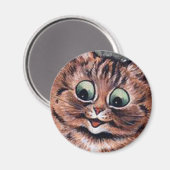 Louis Wain cat Magnet (Voorkant / Achterkant)