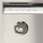Louis Wain cat Magnet (Insitu (Vaatwasser))