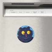 Louis Wain cat Magnet (Insitu (Vaatwasser))