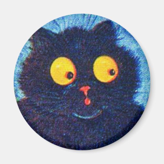 Louis Wain cat Magnet (Voorkant)