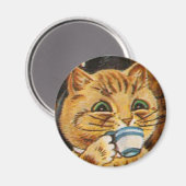 Louis Wain cat Magnet (Voorkant / Achterkant)