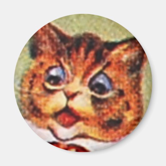 Louis Wain cat Magnet (Voorkant)