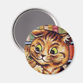 Louis Wain cat Magnet (Voorkant / Achterkant)