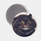 Louis Wain cat Magnet (Voorkant / Achterkant)
