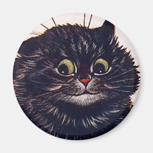 Louis Wain cat Magnet (Voorkant)