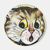 Louis Wain cat Magnet (Voorkant)