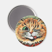 Louis Wain cat Magnet (Voorkant / Achterkant)