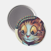 Louis Wain cat Magnet (Voorkant / Achterkant)