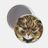 Louis Wain cat Magnet (Voorkant / Achterkant)