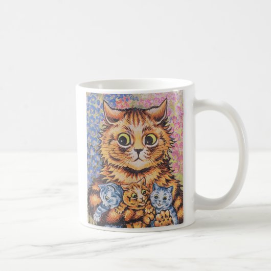 LOUIS WAIN CAT MOM ART COFFEE MOK (Rechts)