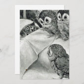 Louis Wain Cat Nightmare Owl Bird Kaart (Voorkant / Achterkant)