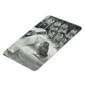 Louis Wain Cat Nightmare Owl Bird Magneet (Linkerzijde)