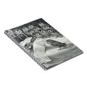 Louis Wain Cat Nightmare Owl Bird Notitieboek (Rechterzijde)