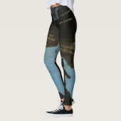 Louis Wain Cat Pirates Galleon in het motorlicht Leggings (Links)