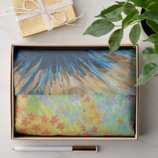 Louis Wain Cat Psychedelic Tissuepapier (Geschenk)