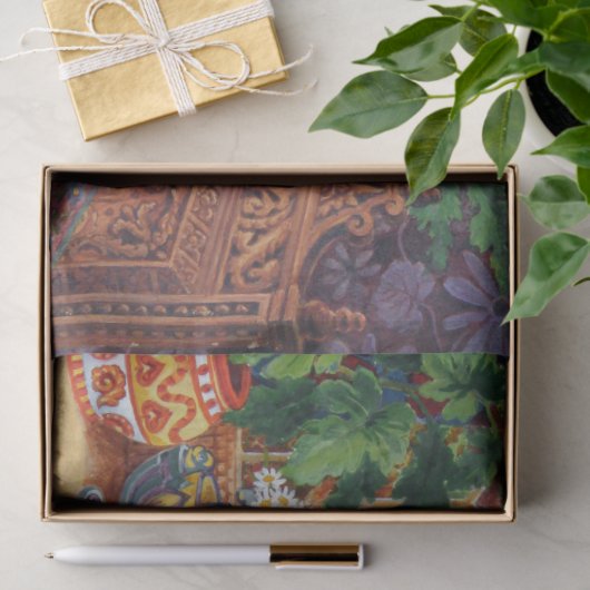 Louis Wain Cat Psychedelische decoupage Tissuepapier (Geschenk)