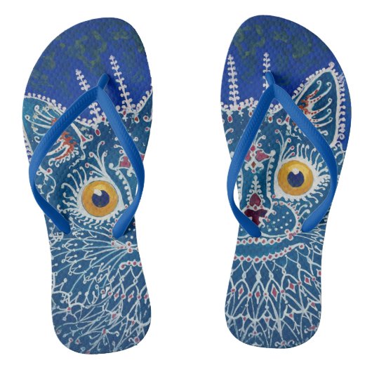 Louis Wain Cat Teenslippers (Voetbed)