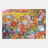 Louis Wain, Cats & Kittens Inpakpapier Vel (Voorkant 2)