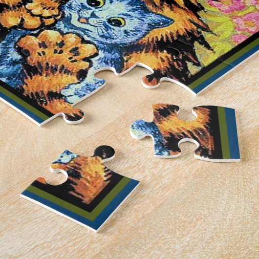 Louis Wain Cats Puzzle Legpuzzel (Zijkant)