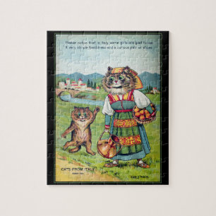 Louis Wain Cats uit Italië Puzzle Legpuzzel