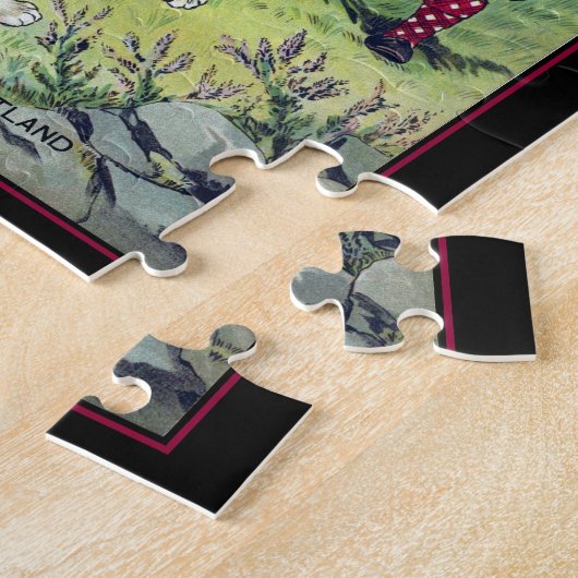 Louis Wain Cats uit Scotland Puzzle Legpuzzel (Zijkant)