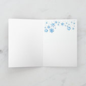 Louis Wain Christmas Cat Folded Greeting Card Kaart (Binnen)