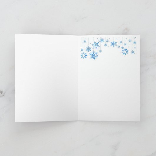 Louis Wain Christmas Cat Folded Greeting Card Kaart (Binnen)