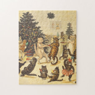 Louis Wain Christmas Party Legpuzzel