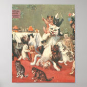 Louis Wain Christmas Party Poster (Voorkant)