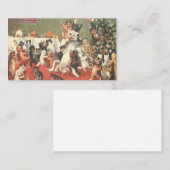 Louis Wain Christmas Party Visitekaartje (Voorkant / Achterkant)