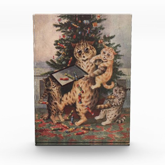 Louis Wain Christmas Time in Catland Fotoblokken (Voorkant)
