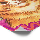 Louis Wain Colorful Cat Poster (Hoek)