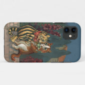 Louis Wain - Cute Cats in Love iphone4 hoesje (Achterkant (horizontaal))