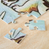 Louis Wain - de ambush - roofdieren en de brigande Legpuzzel (Zijkant)