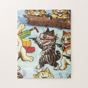 Louis Wain - de overblijfselen van de hinderlaag Legpuzzel