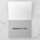 LOUIS WAIN DENKT OVER JE GRAY CAT-Wenskaart Kaart (Binnen)