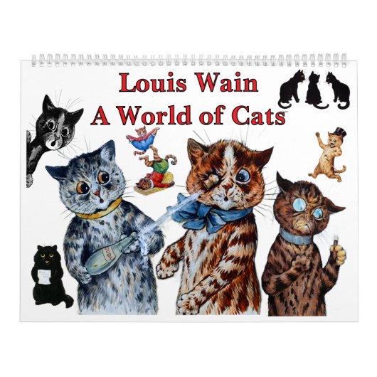 Louis Wain - Een wereld van katten Kalender (Hoes)