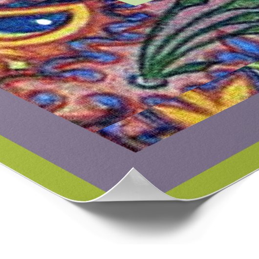 Louis Wain  Fantasy Wallpaper Cat Poster (Hoek)